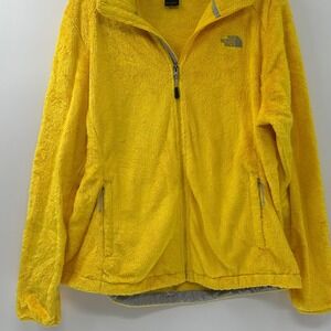The North Face Osito Fleece Jacket Women's XXL Yellow Full Zip Fuzzy Soft